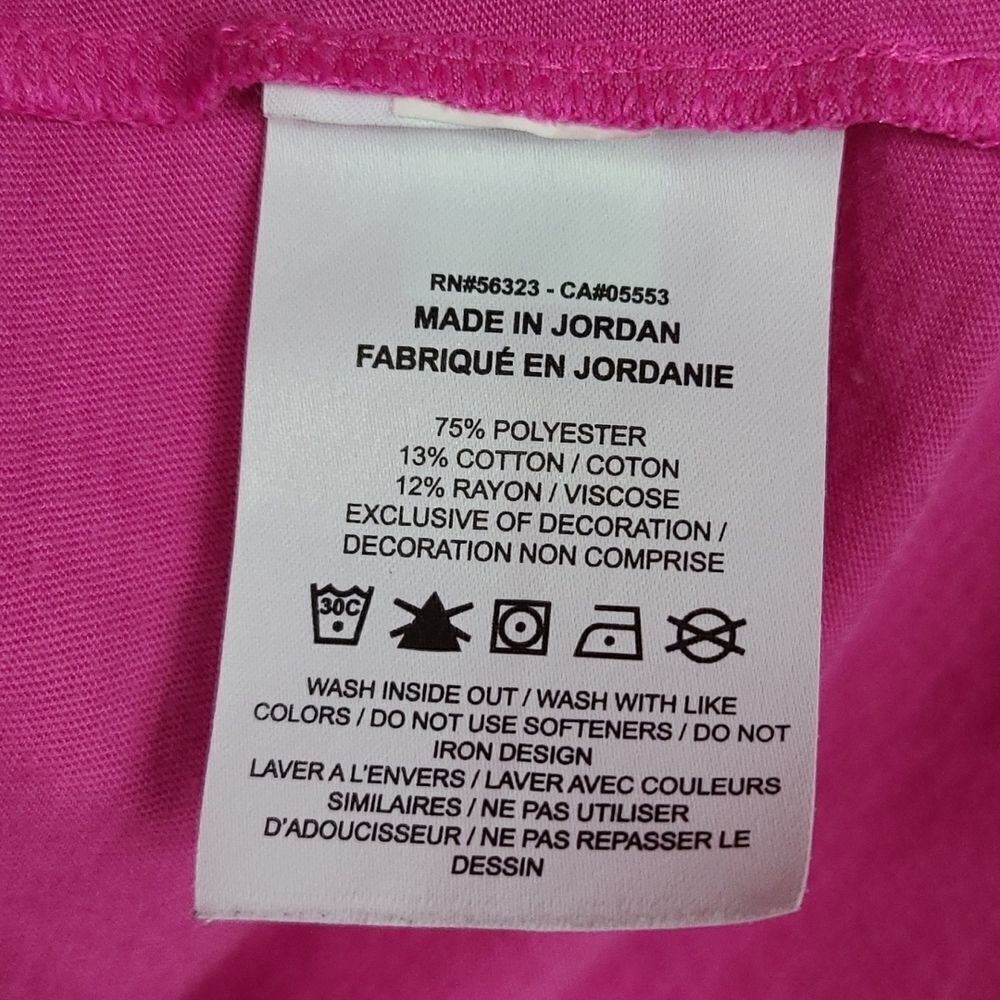 Nike Just Do It dri-fit athletic tank top XS Sleeveless Racerback Loose Pink Tee - Picture 6 of 7
